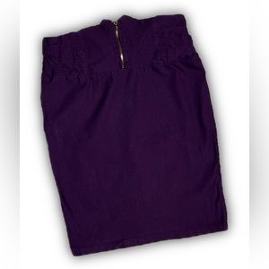 XL,High waisted, zipper detail, fitted, stretchy, pencil skirt